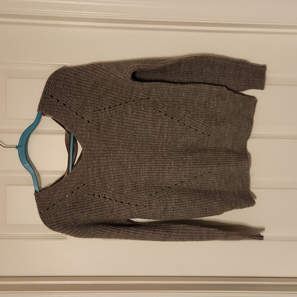 Gray sweater